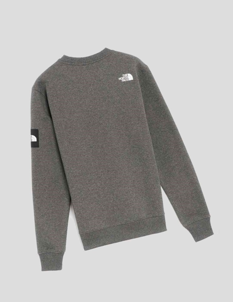 Felpa LA NORTH FACE equipaggio stagionale fine grigio medio